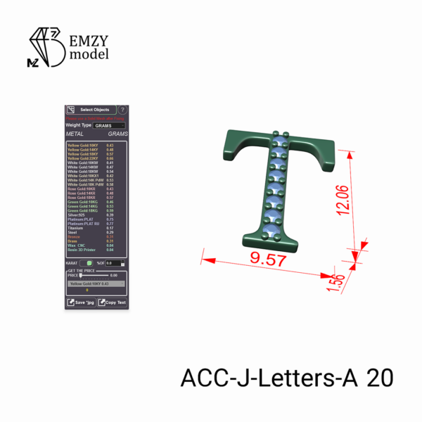 ACC-J-Letters-A 20 - تصویر 3