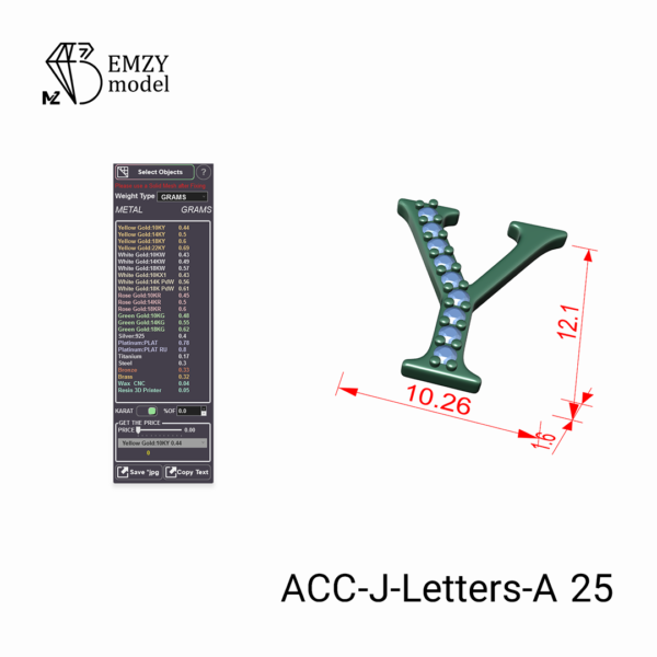 ACC-J-Letters-A 25 - تصویر 3